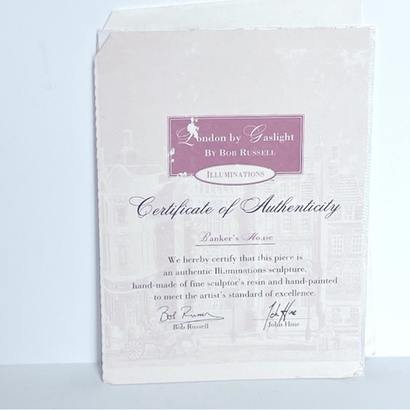 Illuminations London By Gaslight The Bankers House Bob Russell John Hime 1994 - Picture 12 of 16